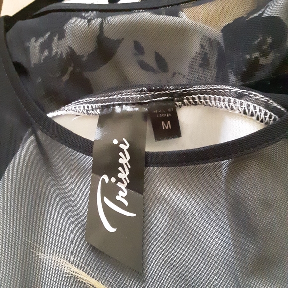 Trixxi floral patterned party dress, medium - Picture 4 of 5